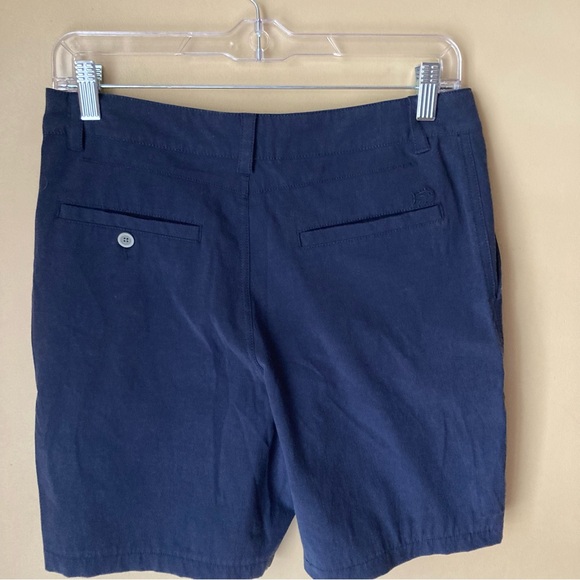 Southern Tide Boy’s Navy Blue Flat Front Chino Shorts - Picture 2 of 5
